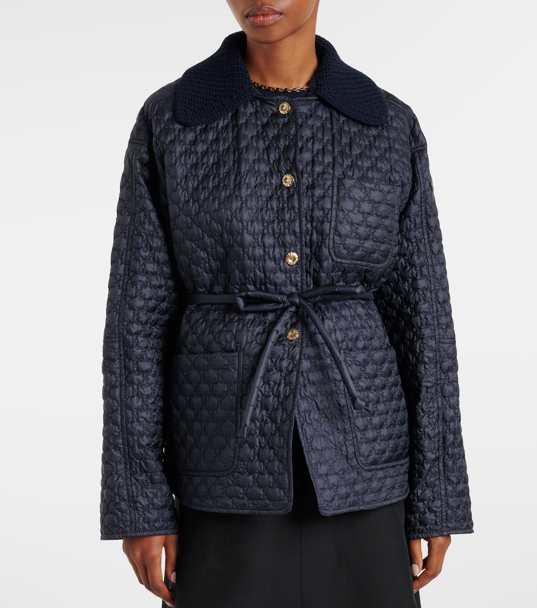 Raray belted down jacket | Moncler