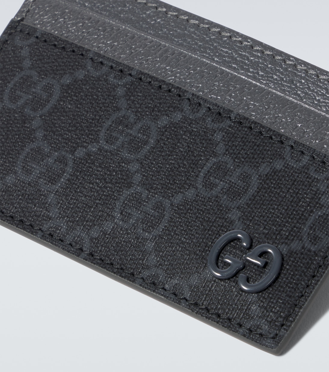 Kartenetui GG aus Canvas und Leder | Gucci