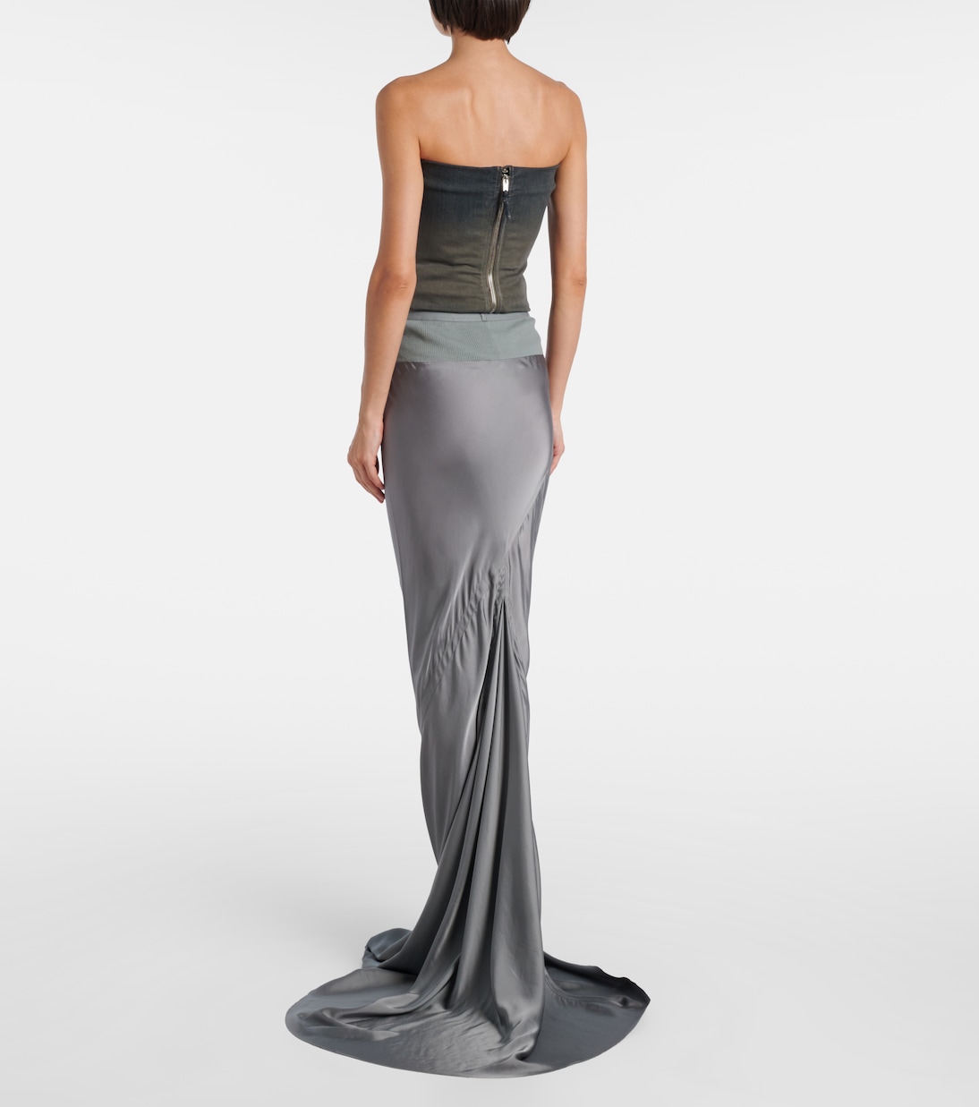 Coda satin maxi skirt | Rick Owens