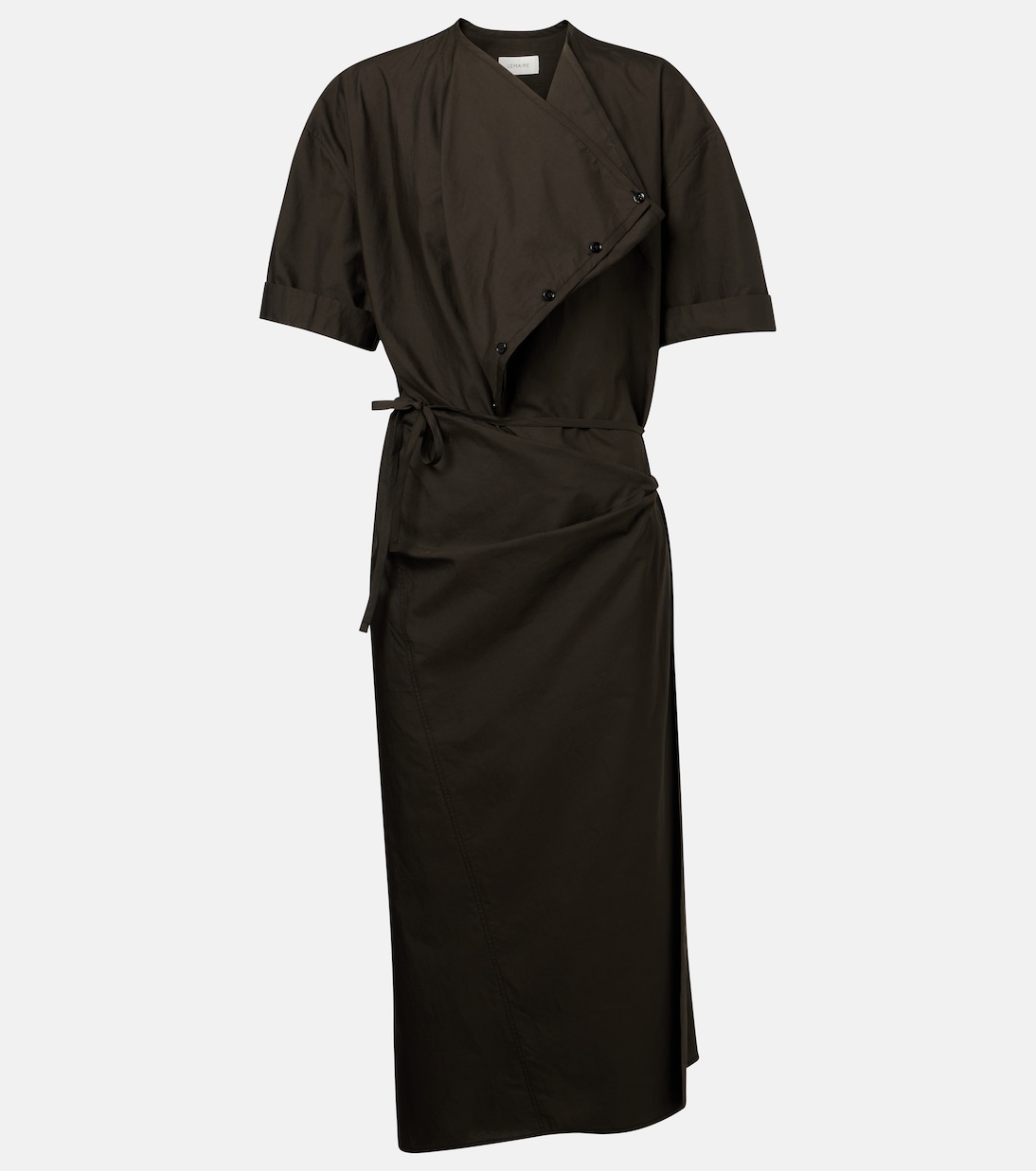 Hemdblusenkleid aus Baumwolle und Seide | Lemaire