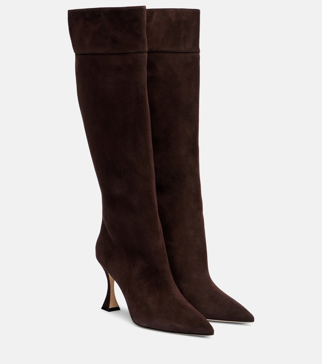 Miralonepla 90 suede knee-high boots | Manolo Blahnik