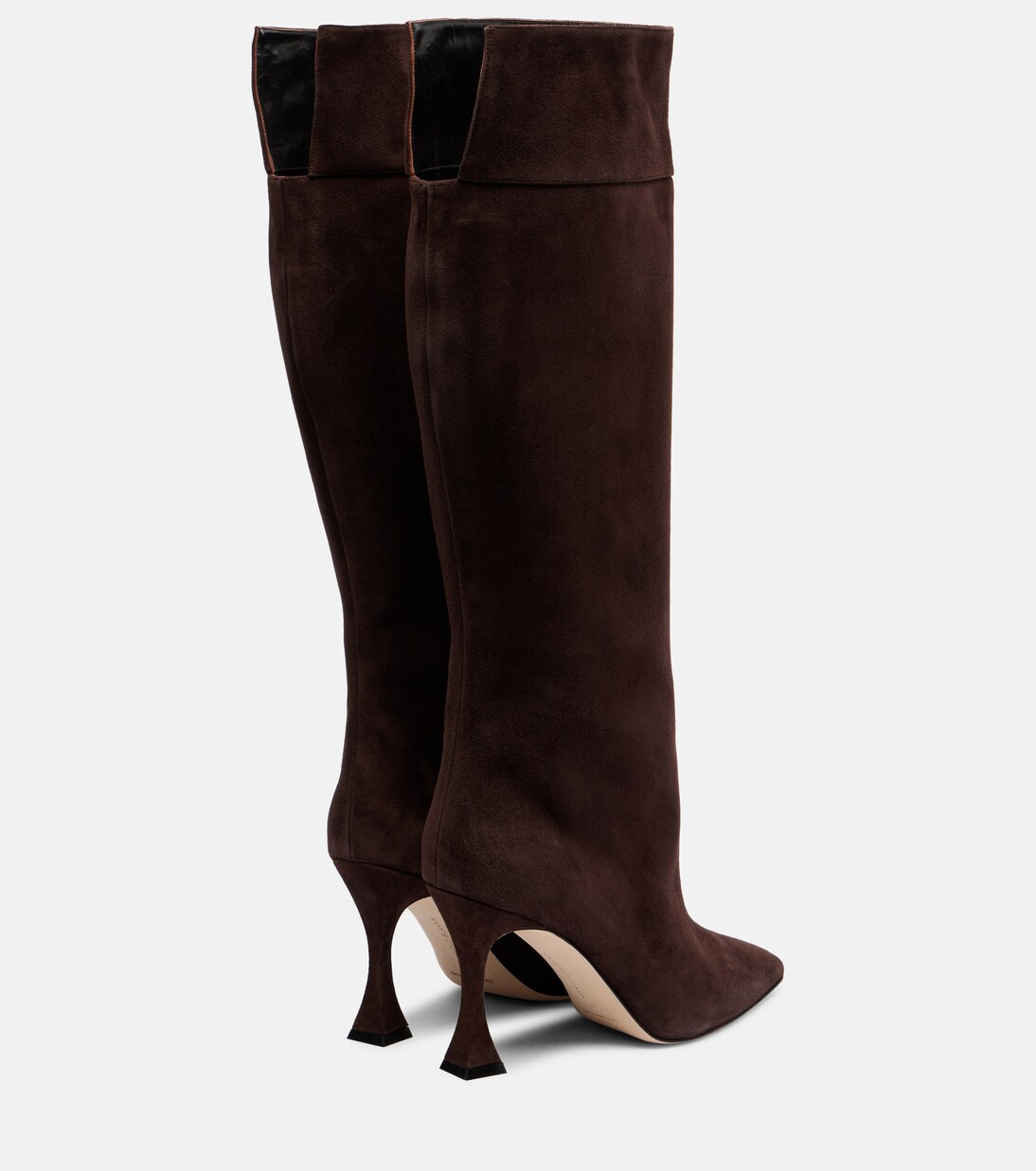 Miralonepla 90 suede knee-high boots | Manolo Blahnik