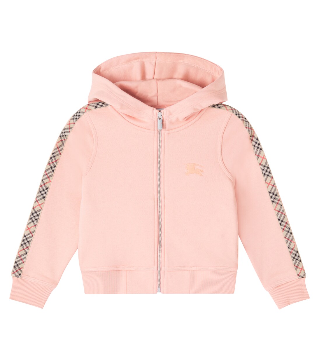 Burberry Check cotton fleece hoodie | Burberry Kids