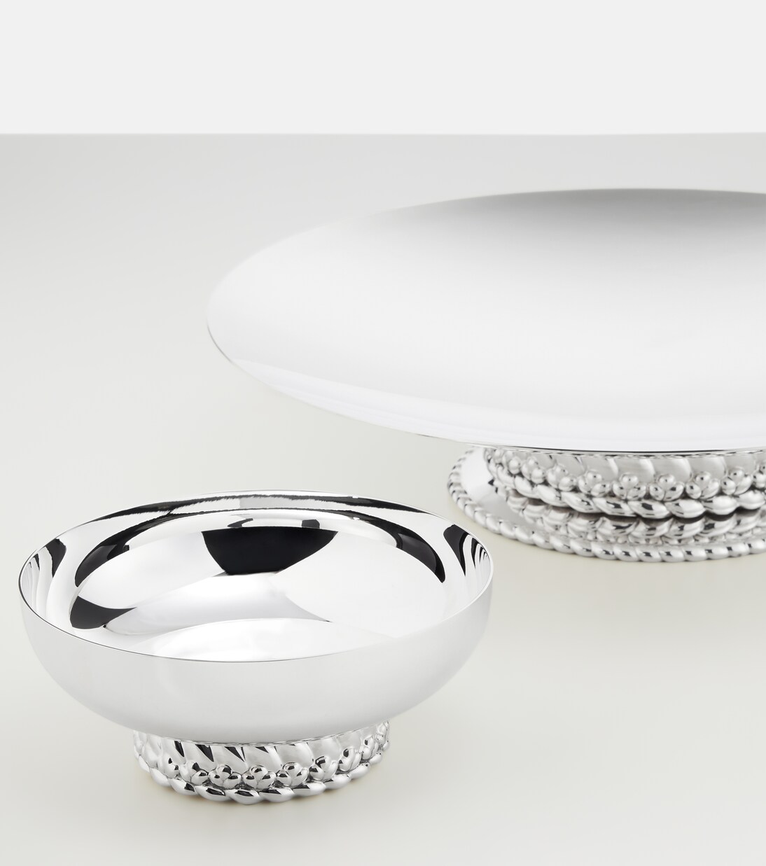 Babylone silver-plated centerpiece | Christofle
