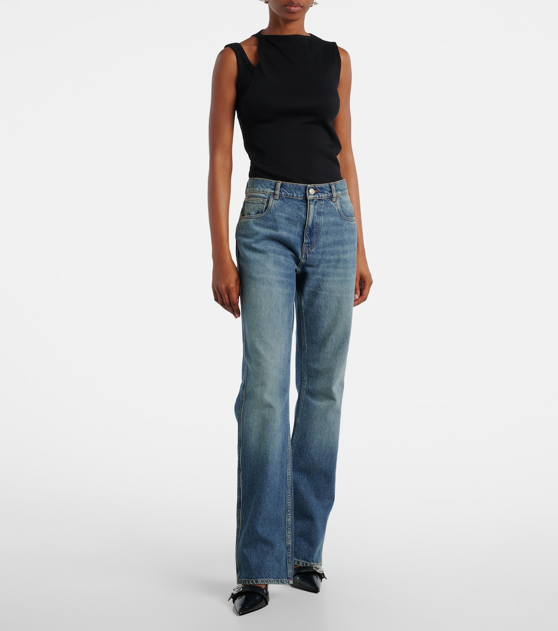 Mid-Rise Straight Jeans | Coperni