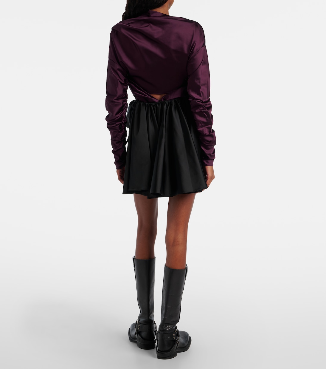 Draped miniskirt | Ganni