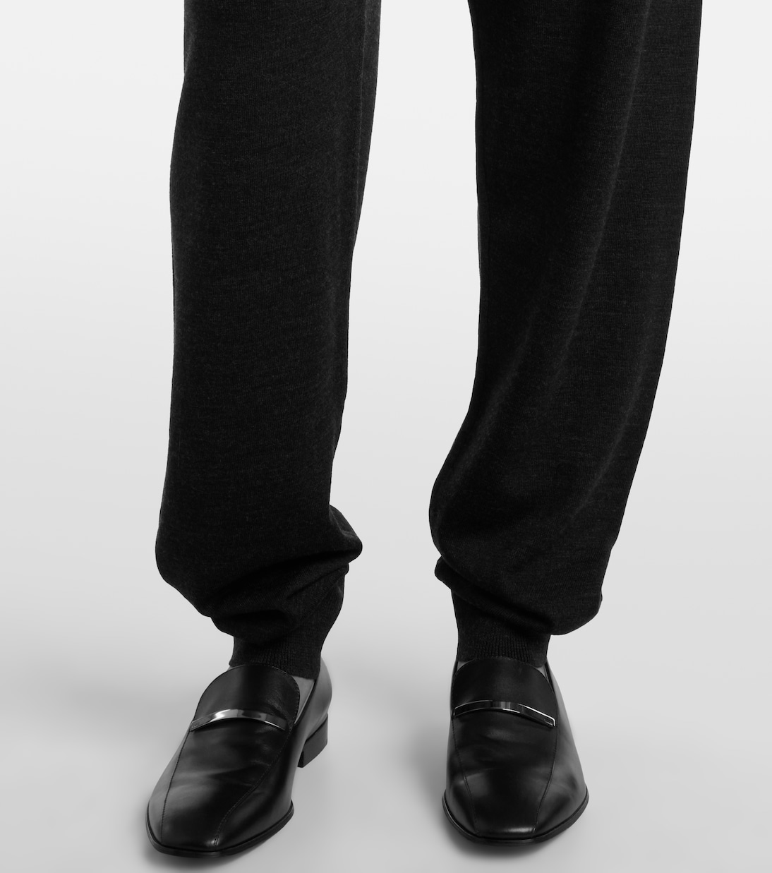 Knitted virgin wool straight-leg pants | Tod's