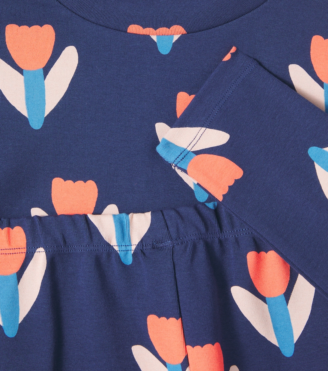 Tulip printed sweatshirt and pants | Jellymallow