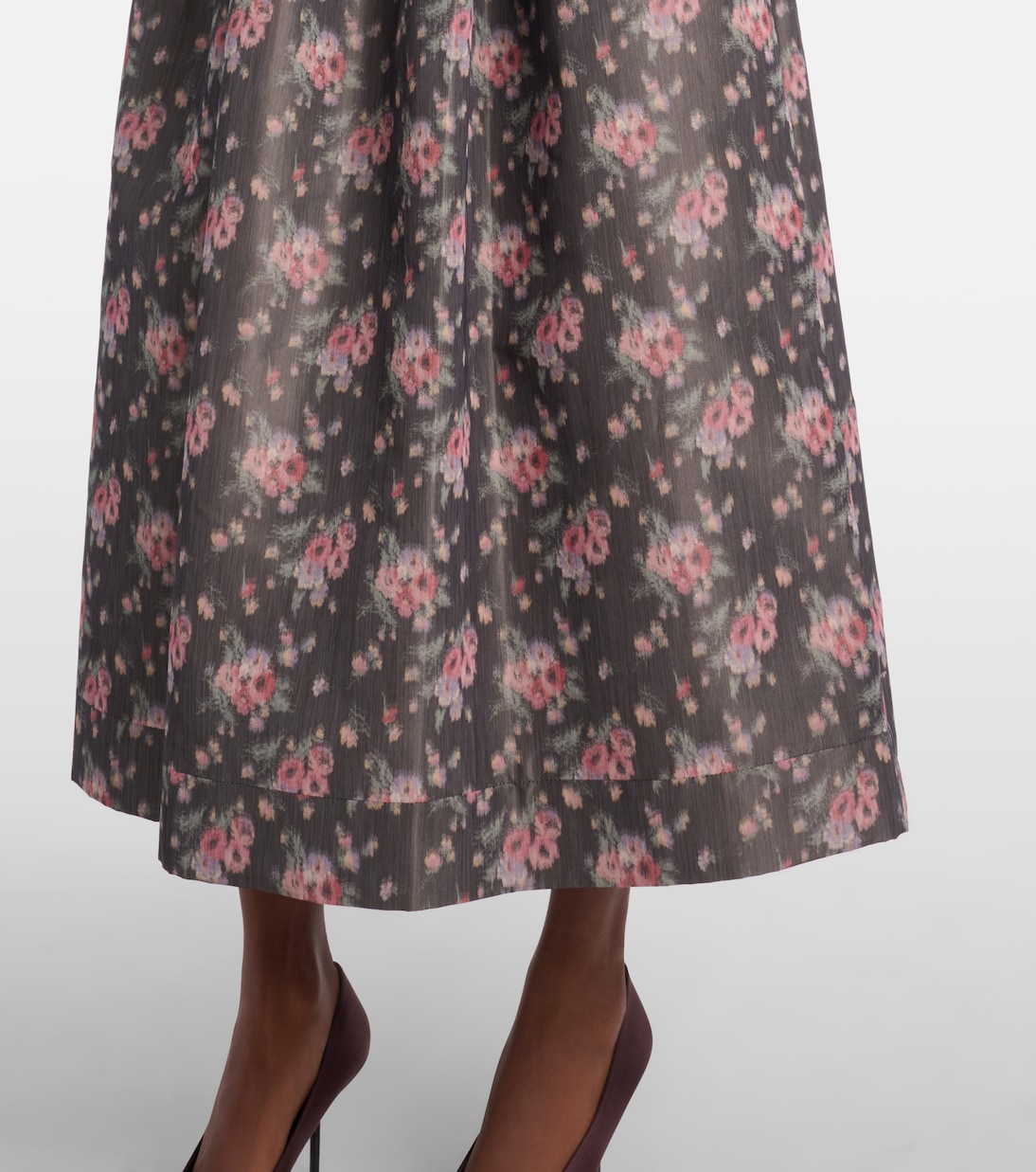 Robe midi Apple à fleurs | Markarian