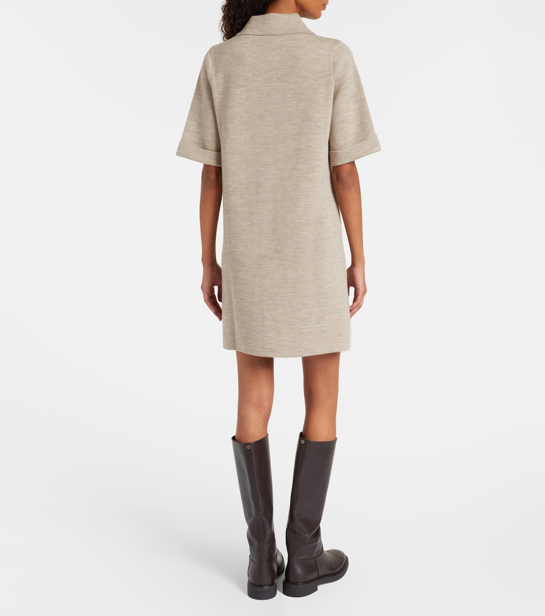 Madden knitted wool polo dress | Veronica Beard