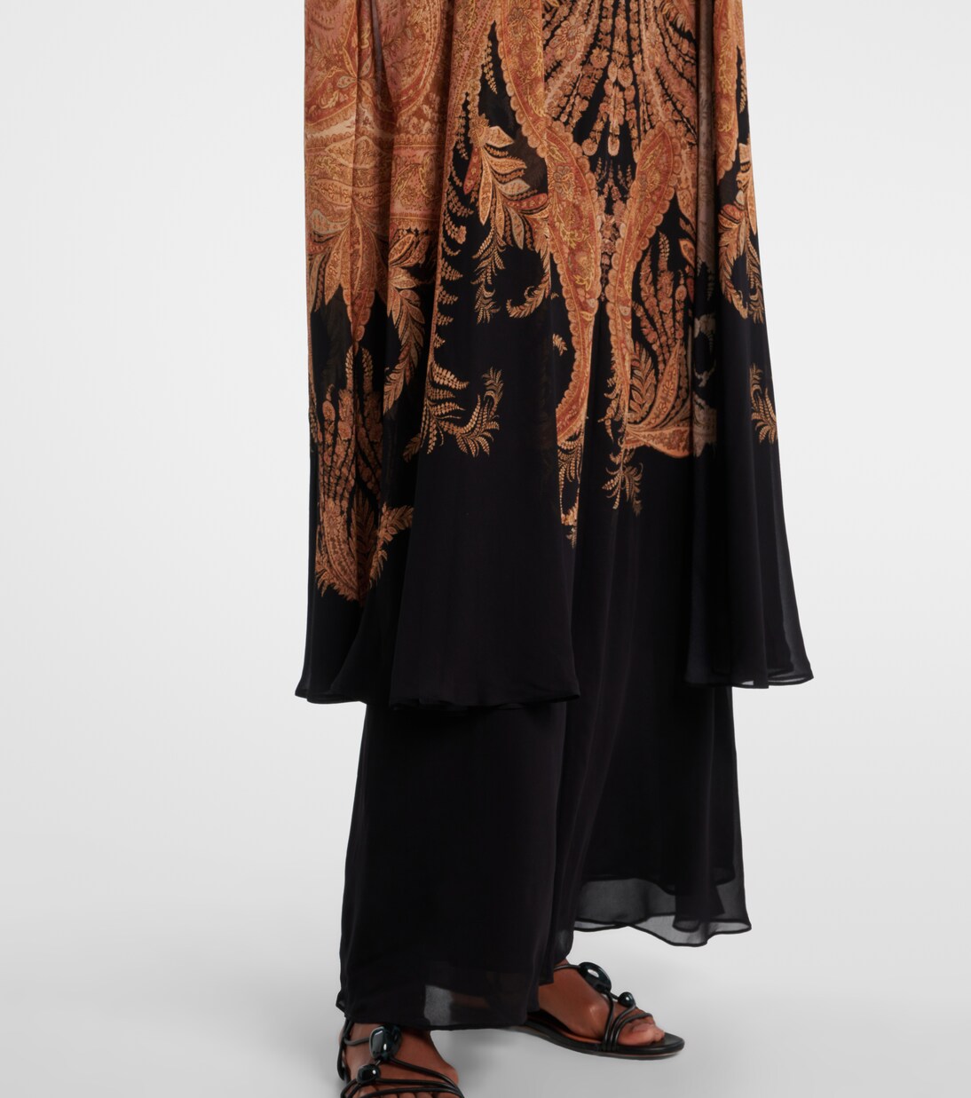 Robe longue Hypnotic imprimée | Zimmermann