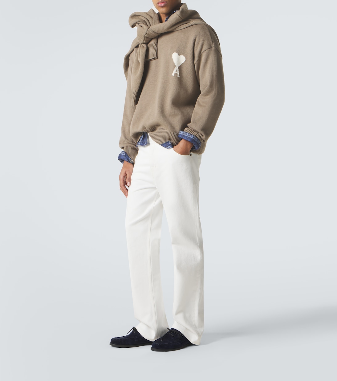 Ami De Cœur wool and cotton sweater | Ami Paris