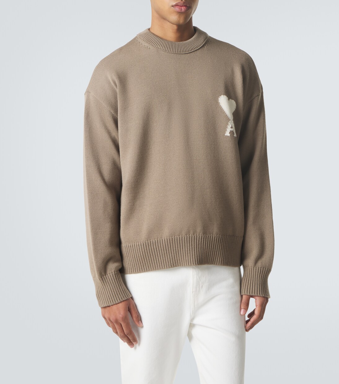 Ami De Cœur wool and cotton sweater | Ami Paris
