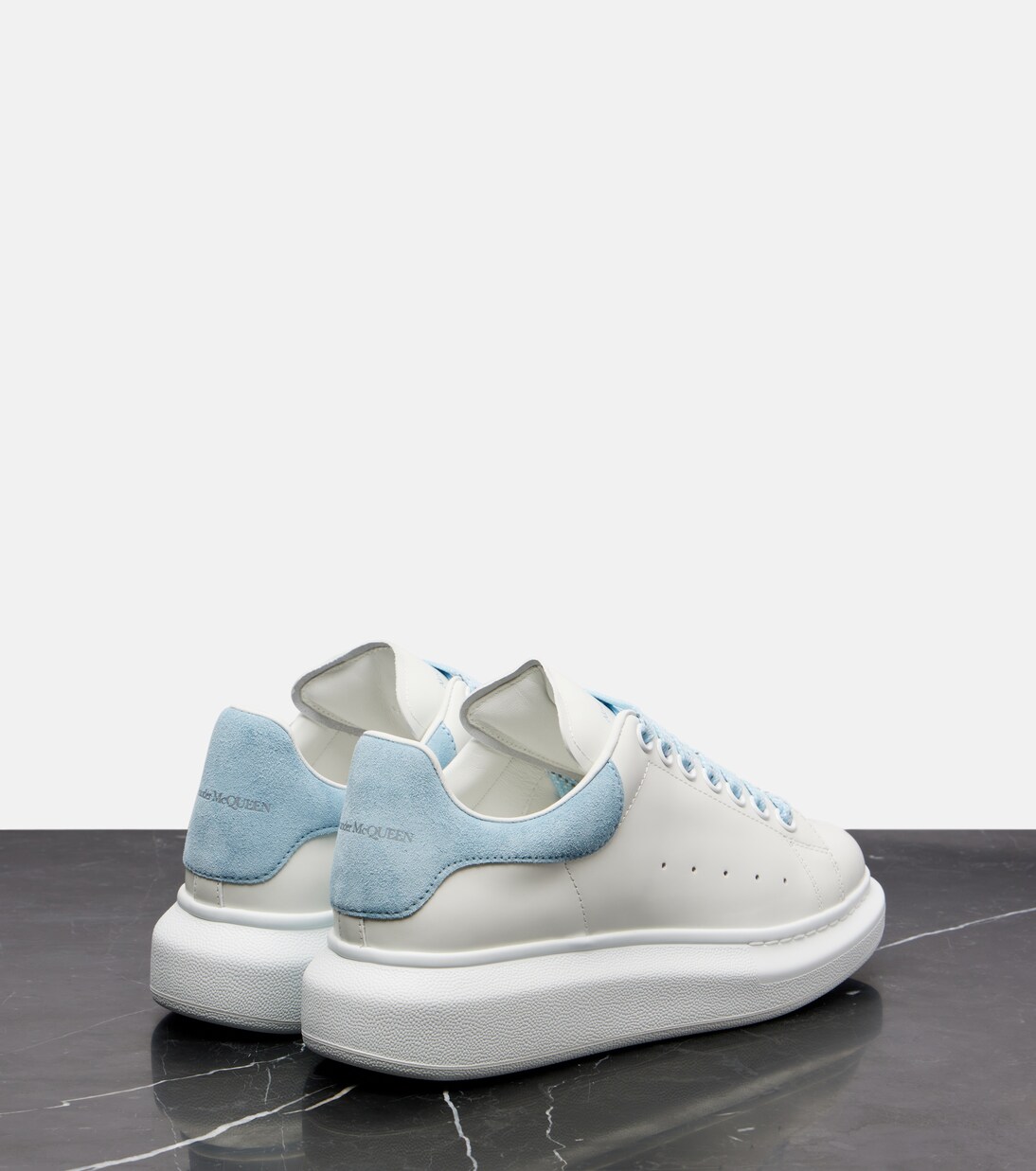 Oversized leather sneakers | McQueen