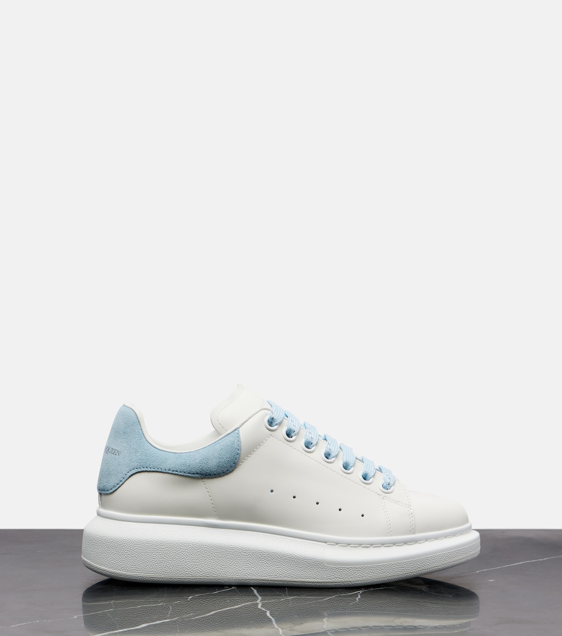 Oversized leather sneakers | McQueen
