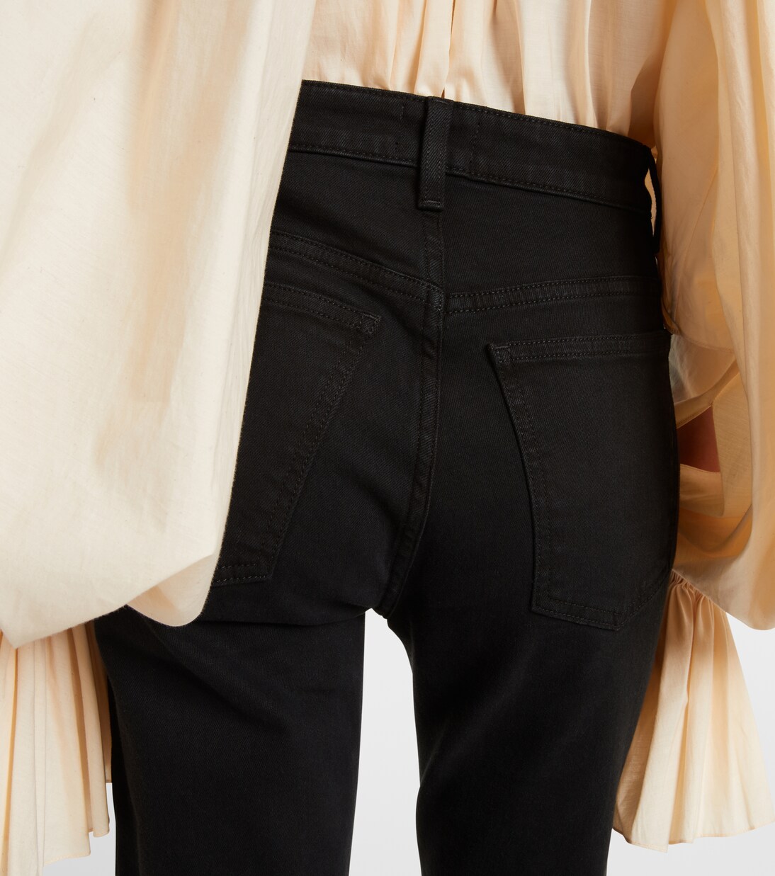 Jeans flared cropped Vivian a vita alta | Khaite