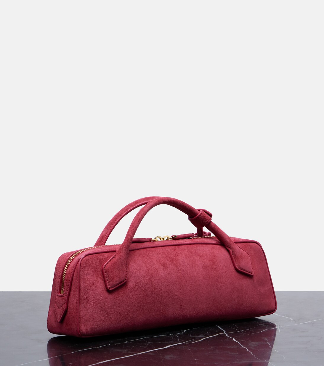 Le Tekkel 스웨이드 클러치 | Alaïa