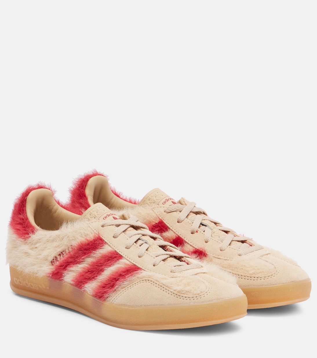 Gazelle Indoor suede-trimmed sneakers | Adidas
