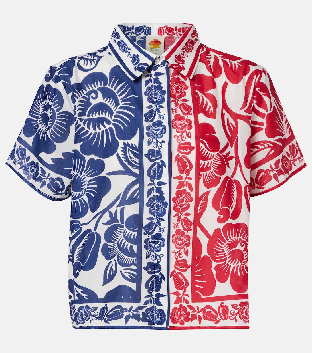 Cashew And Birds cotton shirt | Farm Rio