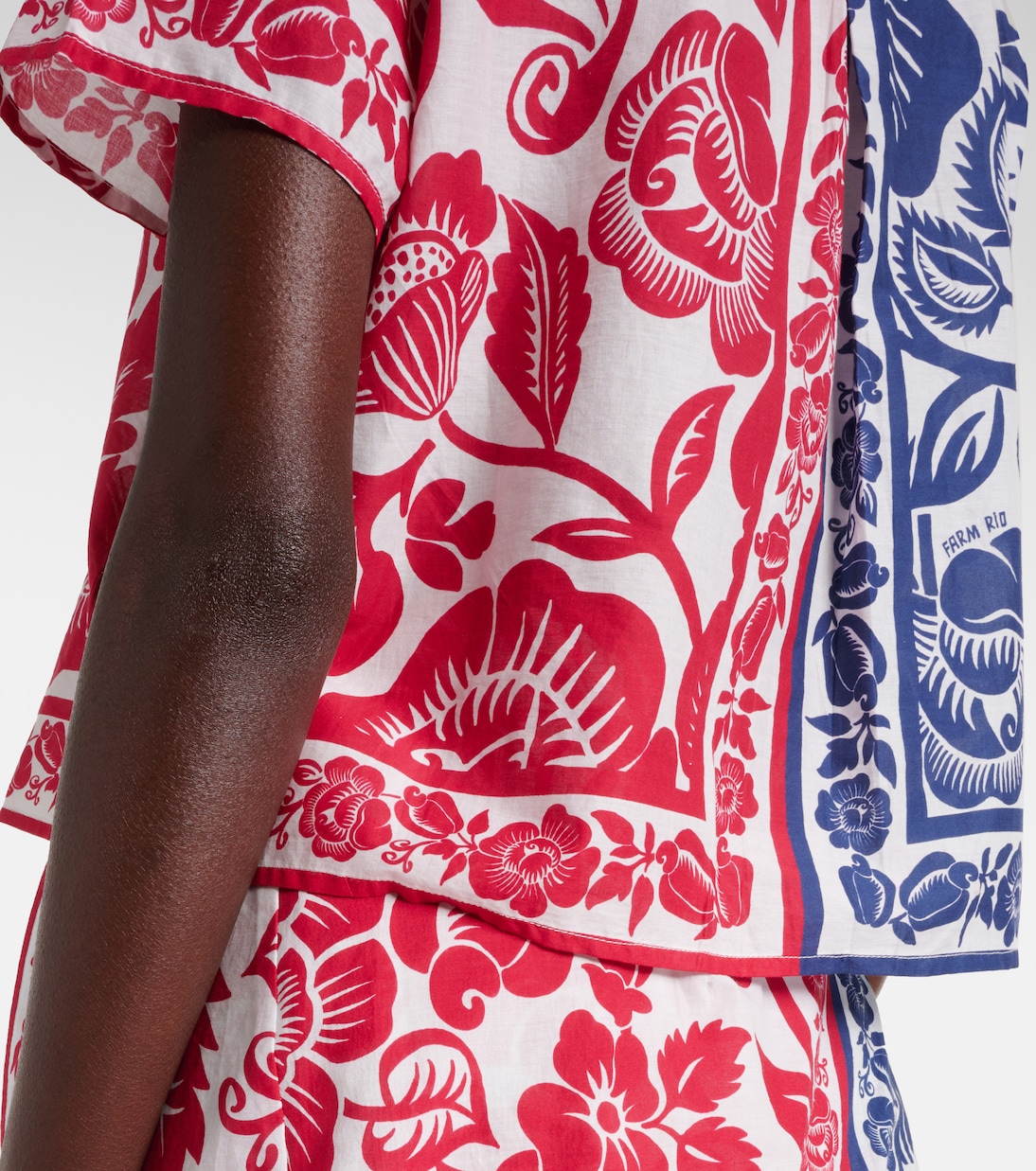 Cashew And Birds cotton shirt | Farm Rio