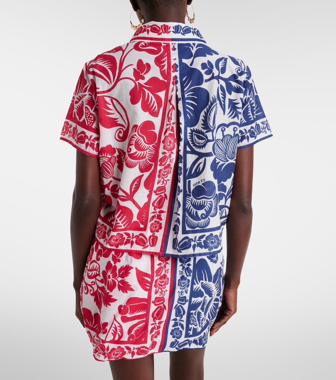 Cashew And Birds cotton shirt | Farm Rio