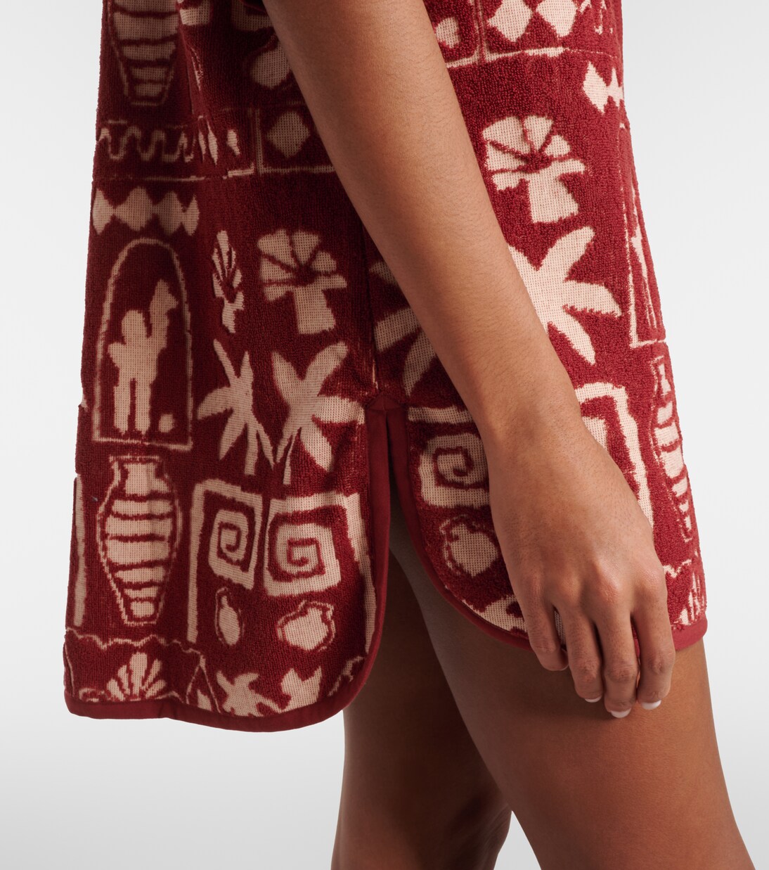 x LRNCE Maya cotton minidress | Alémais