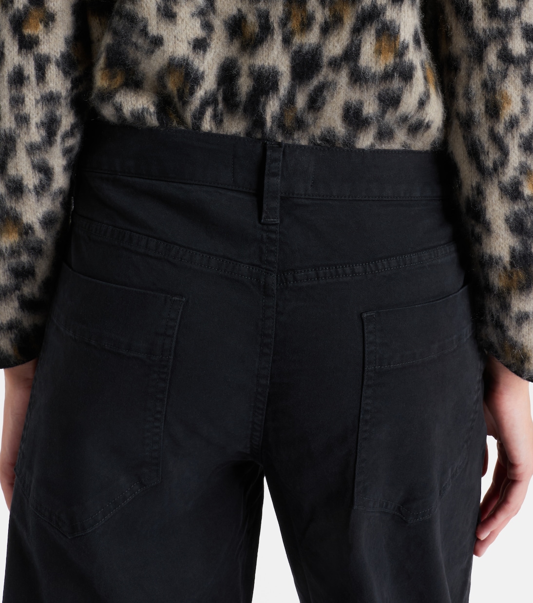 Tribeca cotton twill barrel-leg pants | Nili Lotan