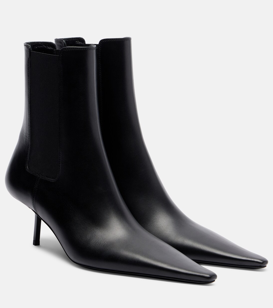 Victoire 55 leather ankle boots | Saint Laurent