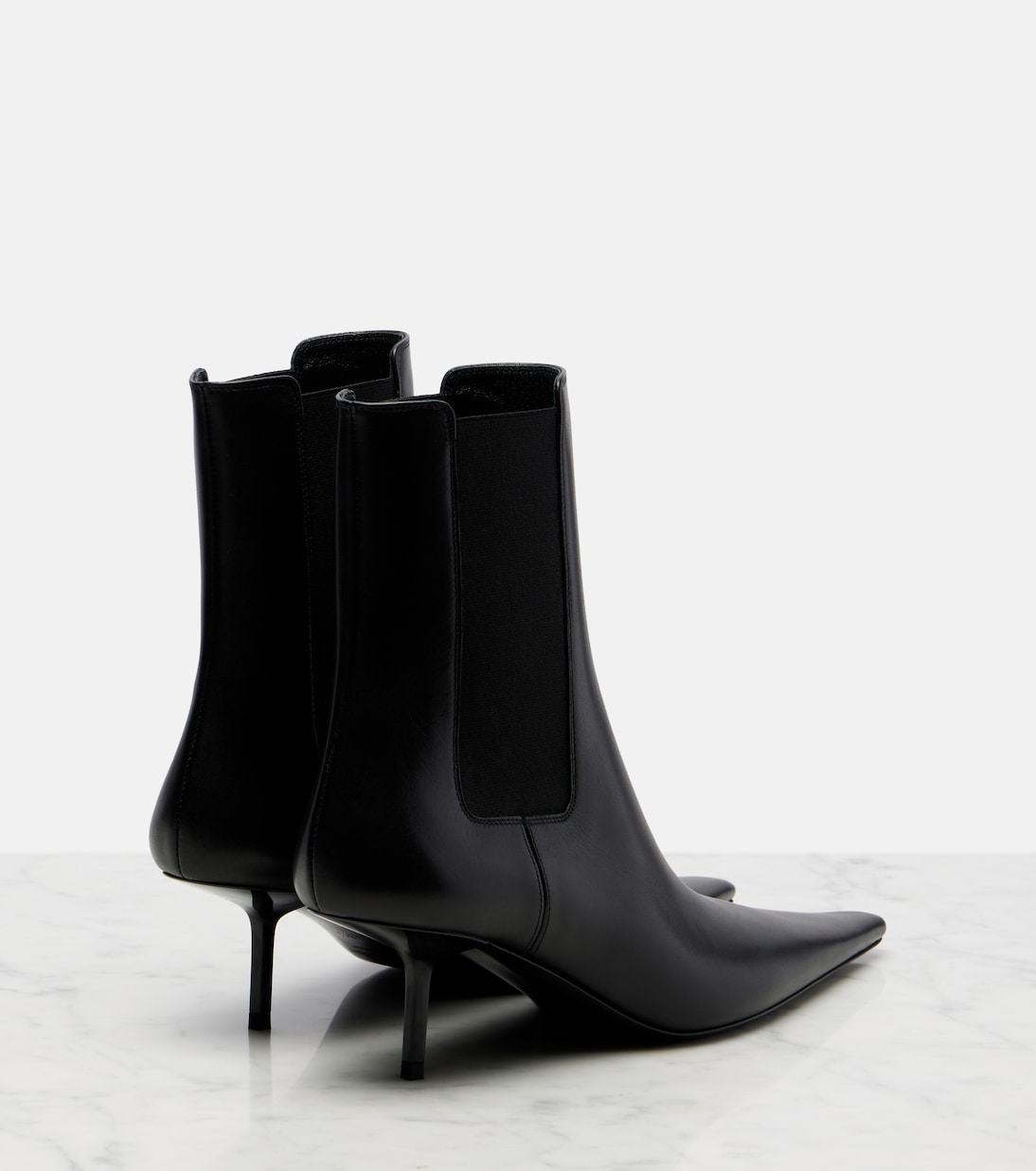 Victoire 55 leather ankle boots | Saint Laurent
