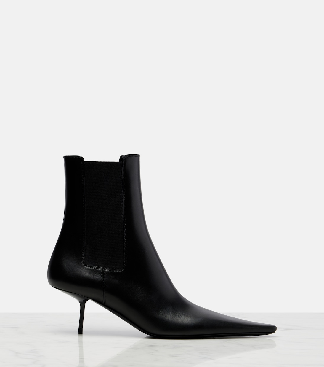 Victoire 55 leather ankle boots | Saint Laurent