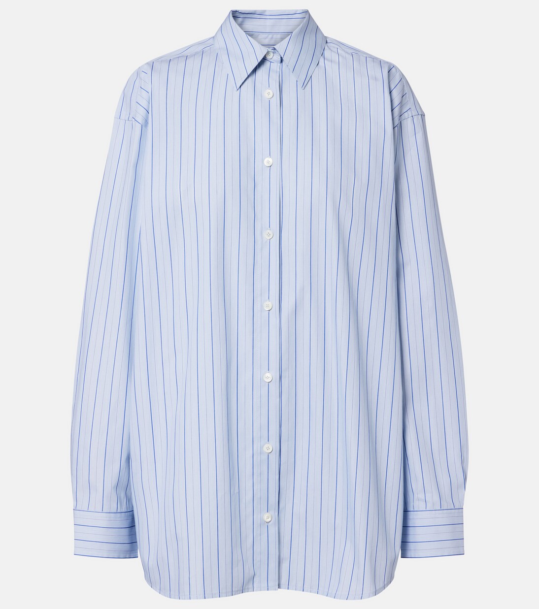 스트라이프 코튼 셔츠 | Toteme