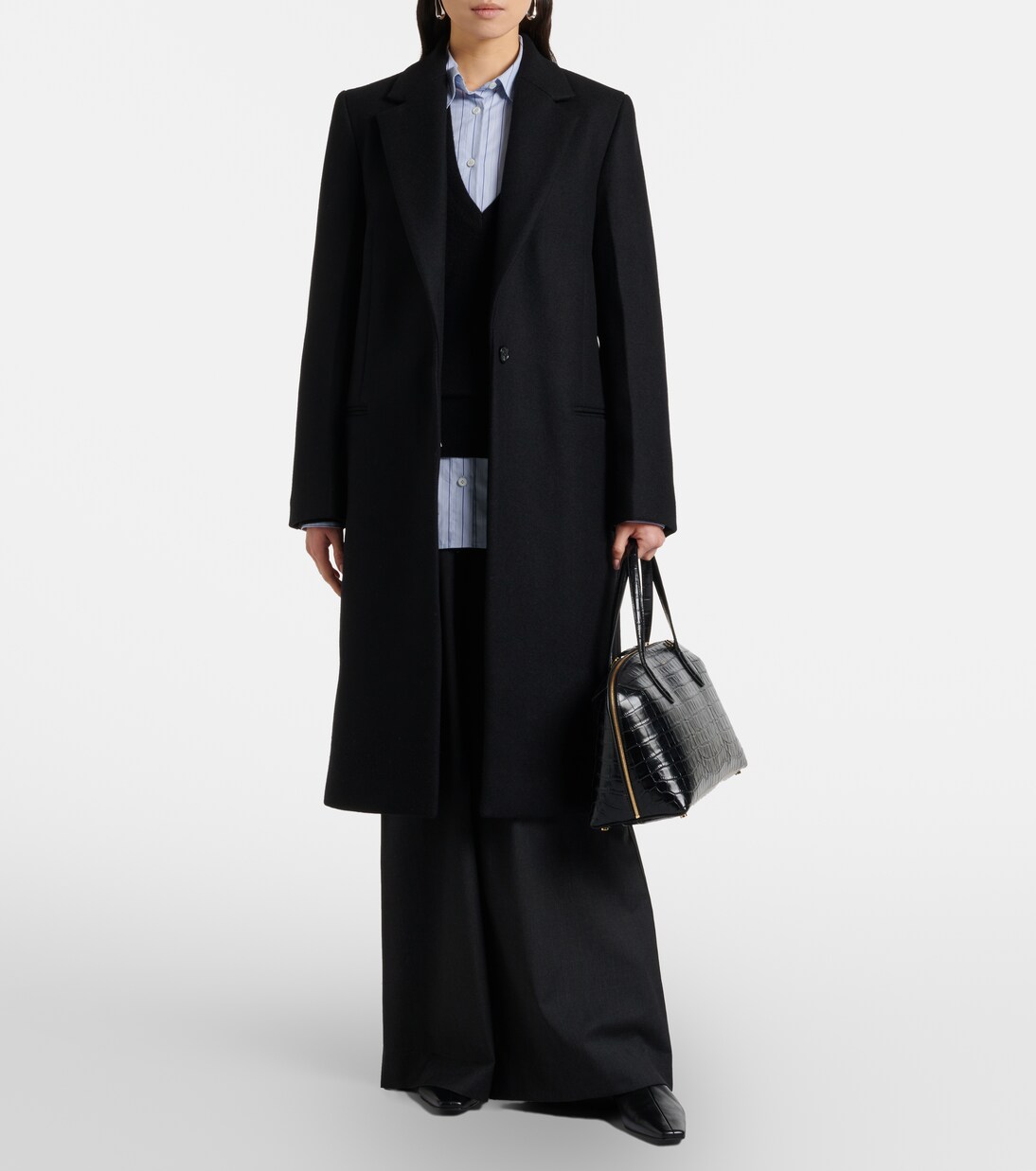 스트라이프 코튼 셔츠 | Toteme