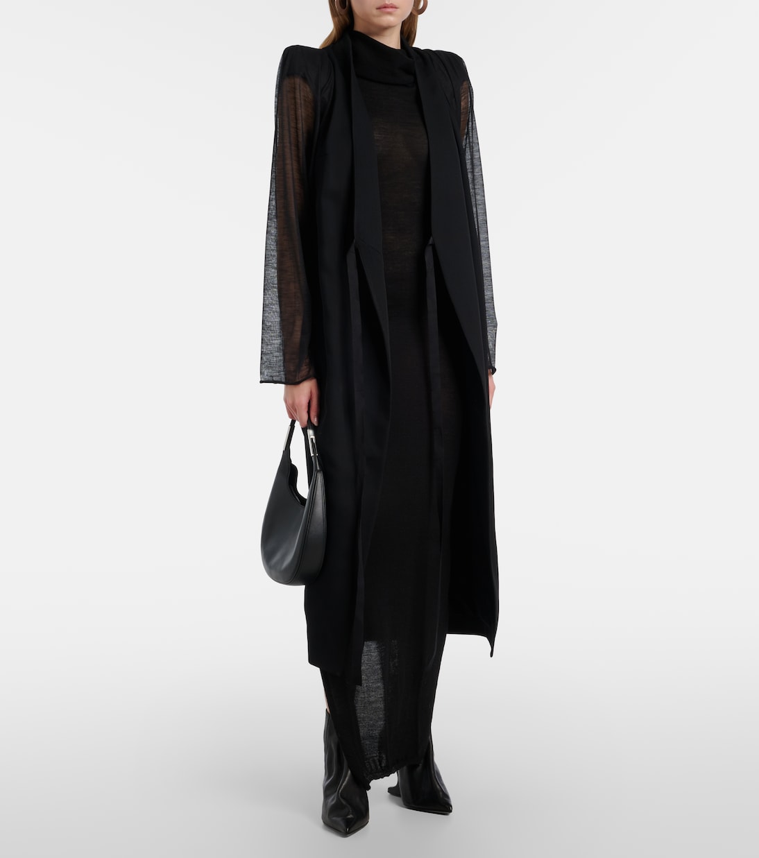 Cyclops wool wrap coat | Rick Owens