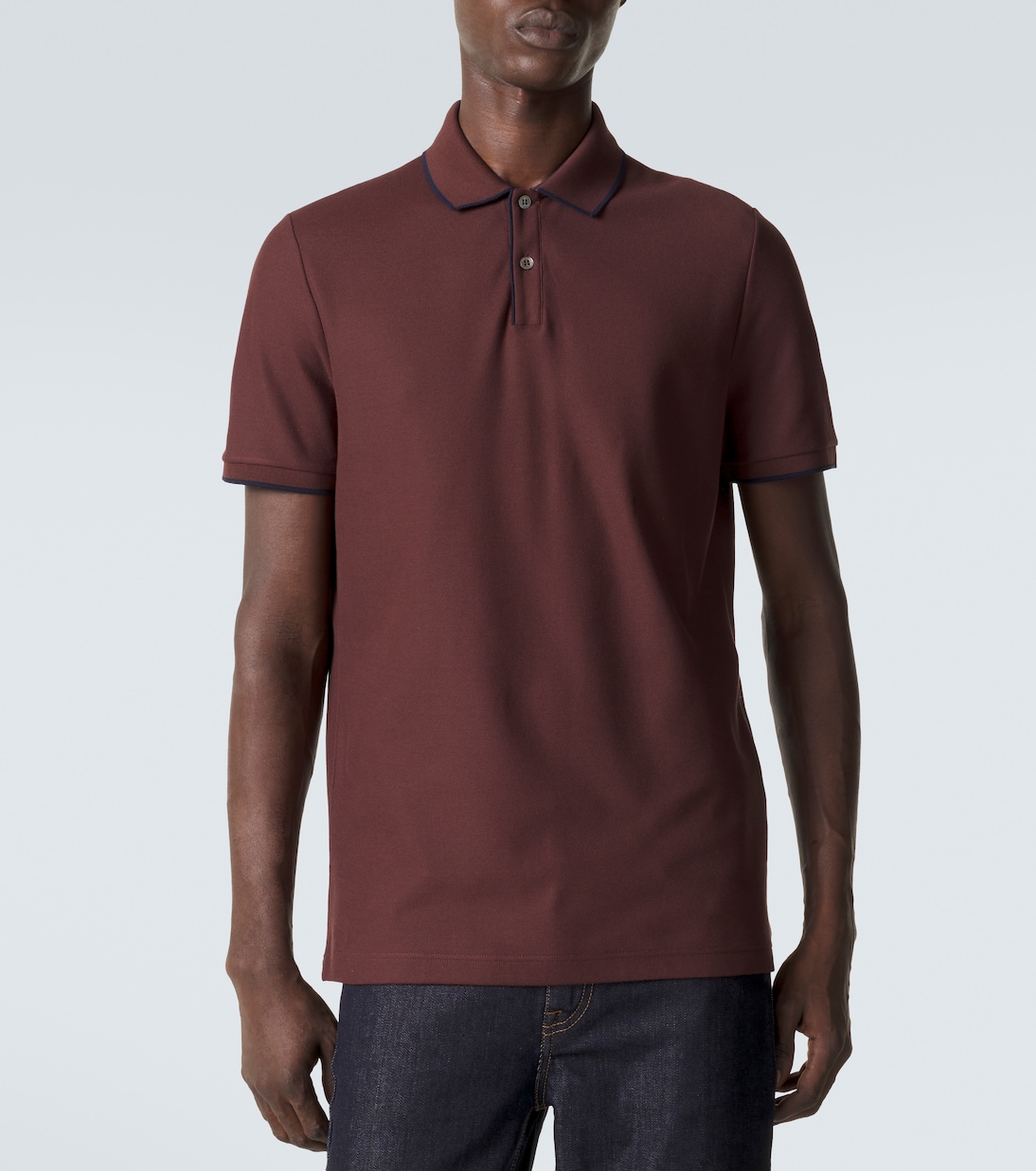 Brentwood cotton-blend piqué polo shirt | Loro Piana