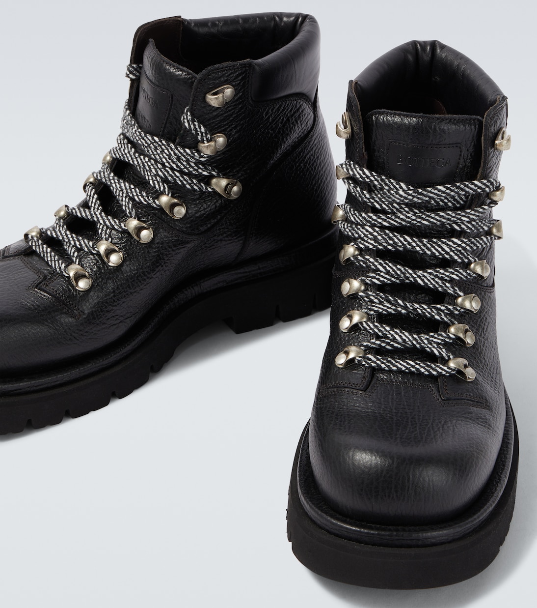 Lug leather lace-up boots | Bottega Veneta