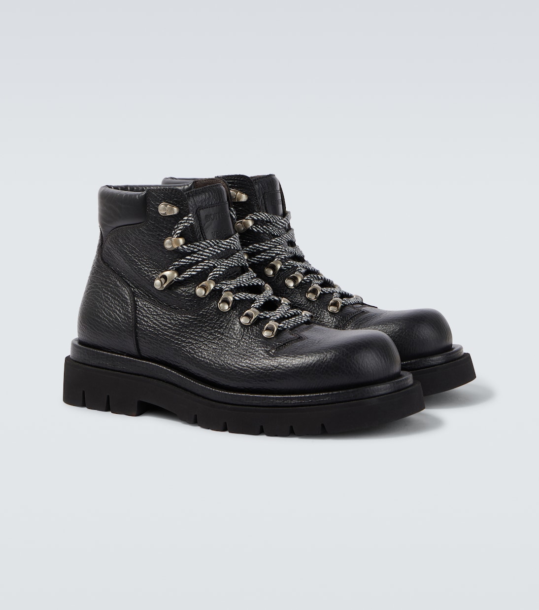 Lug leather lace-up boots | Bottega Veneta