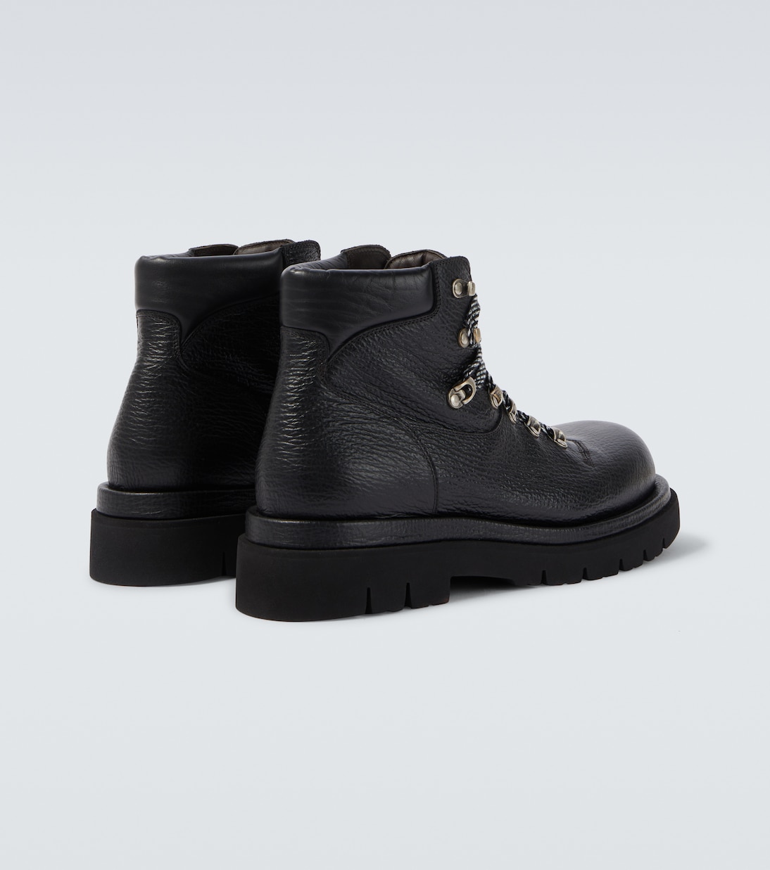 Lug leather lace-up boots | Bottega Veneta