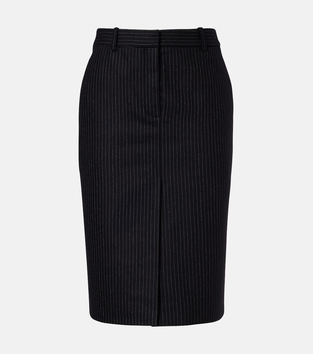 Pinstriped wool-blend pencil skirt | Nina Ricci