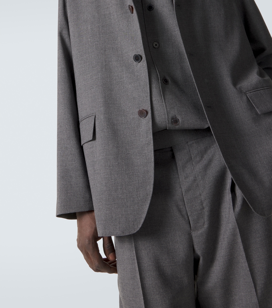 Cashmere poplin blazer | Auralee