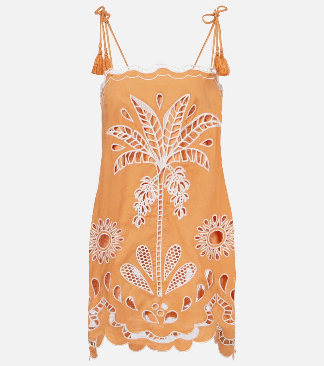 Minikleid Banana Tree aus einem Leinengemisch | Farm Rio