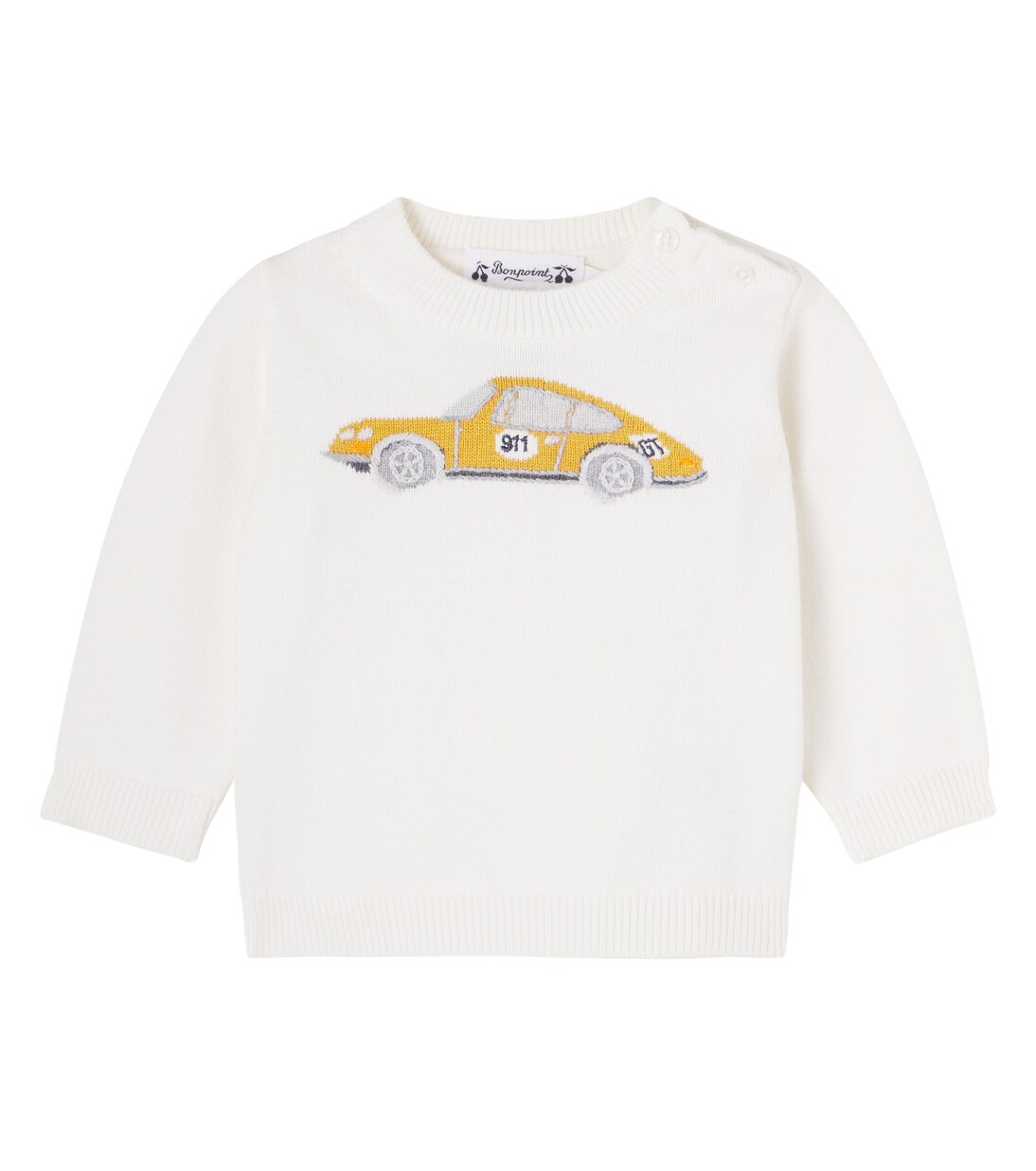 x Porsche cotton and cashmere sweater | Bonpoint