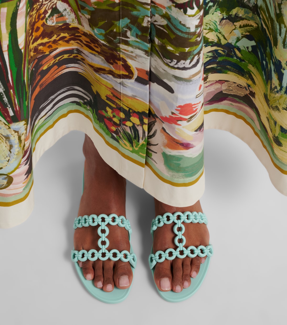 Sandali Infinity Chain Jelly | Aquazzura