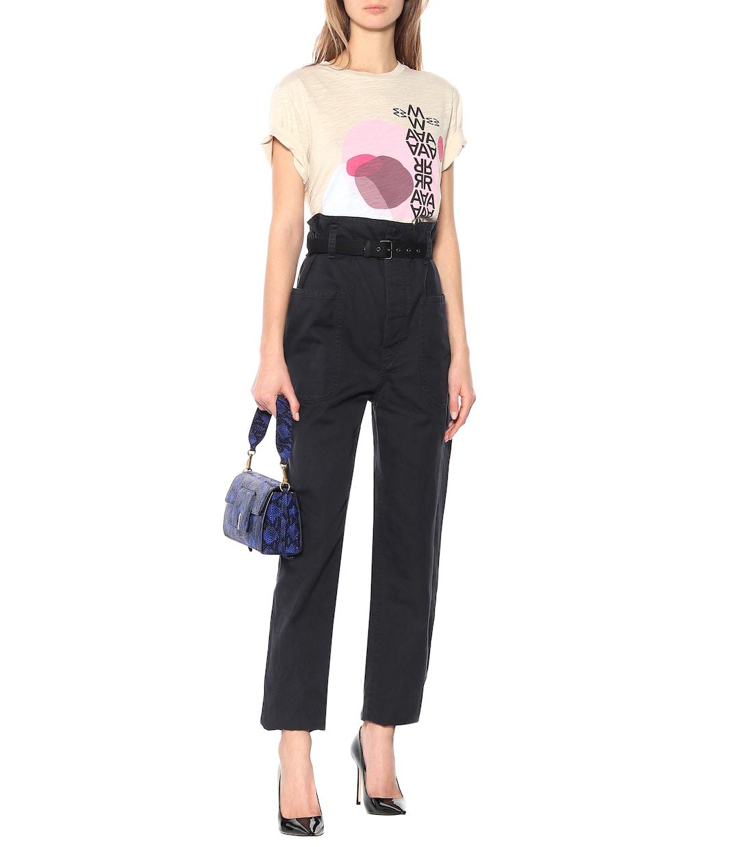 Rinny high-rise paperbag pants | Marant Etoile