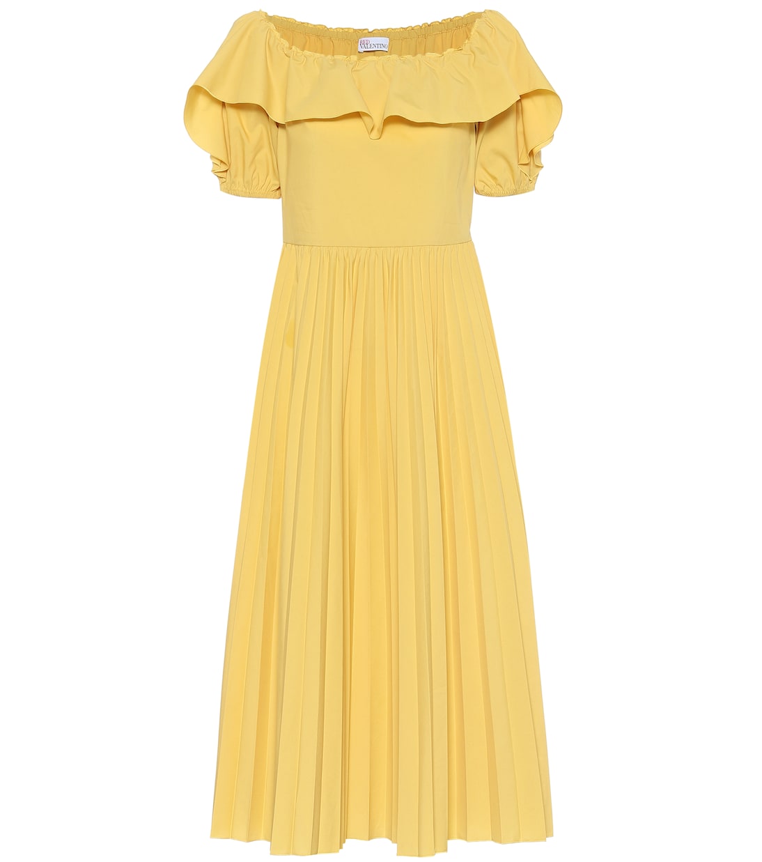 Abito plissé in misto cotone | REDValentino