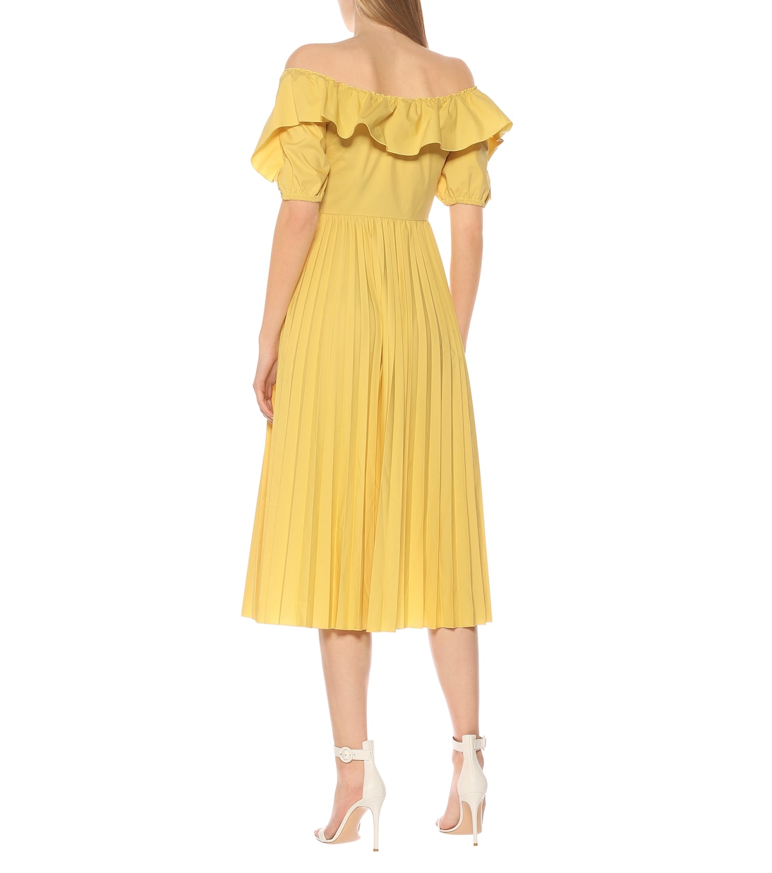 Abito plissé in misto cotone | REDValentino