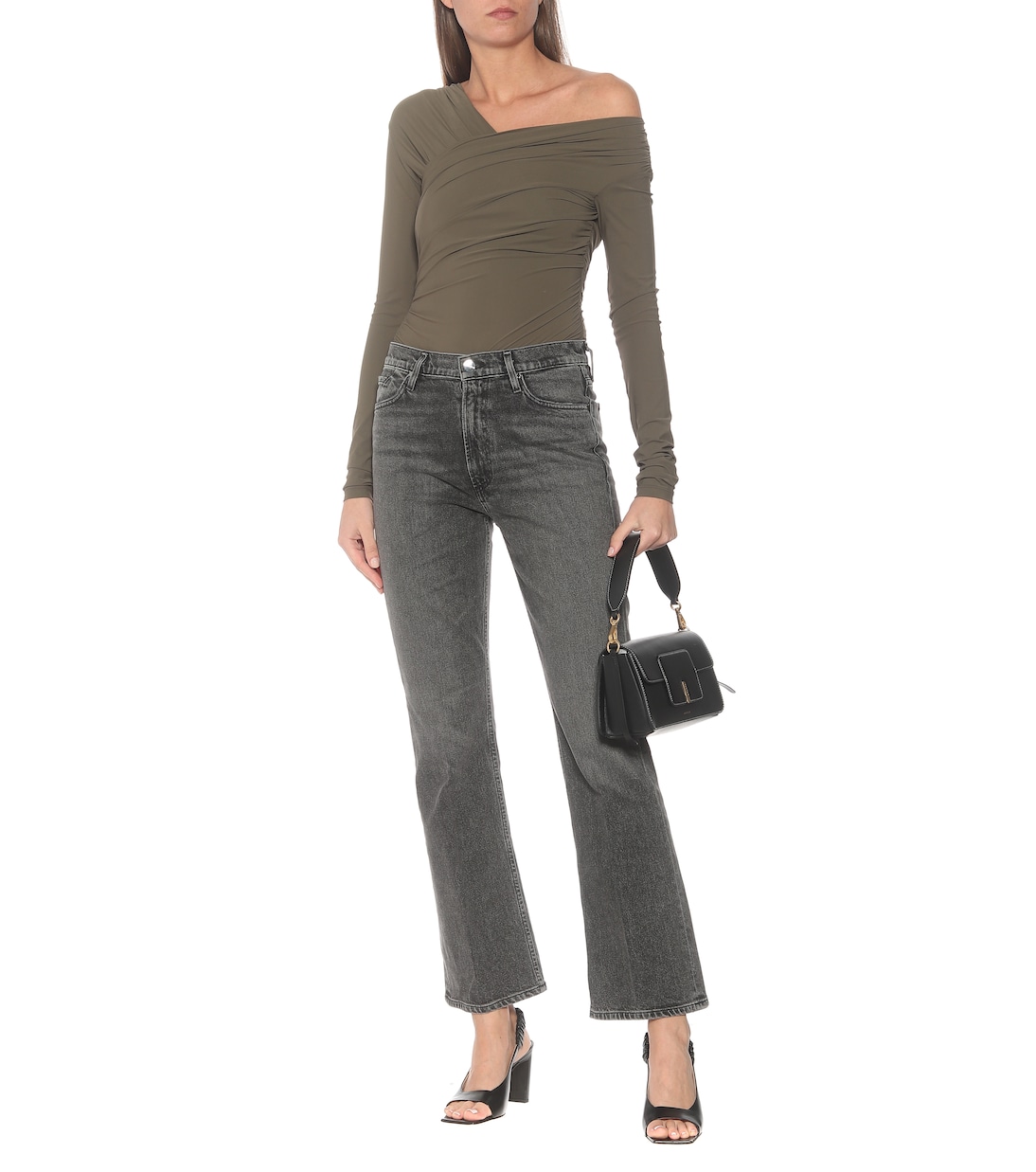 The Comfort high-rise bootcut jeans | Goldsign