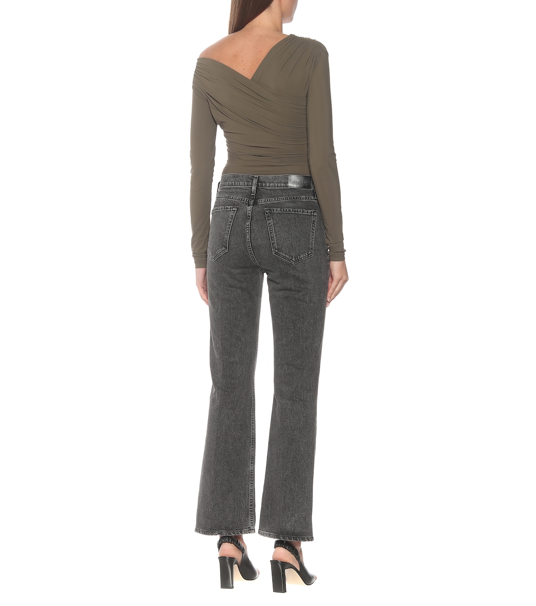 The Comfort high-rise bootcut jeans | Goldsign