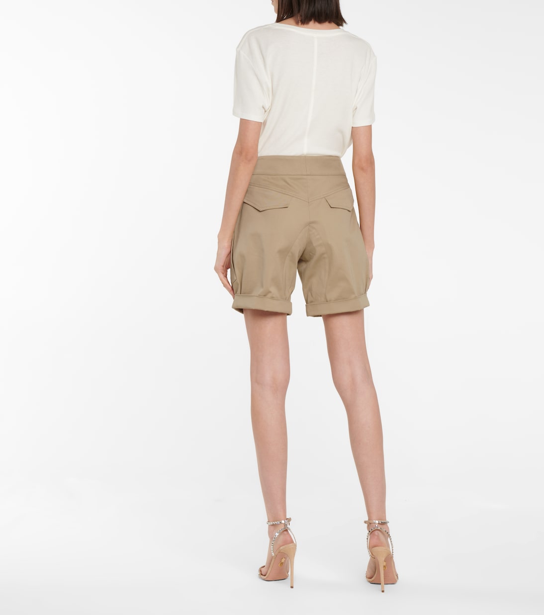 Shorts aus Baumwoll-Twill | Alexandre Vauthier
