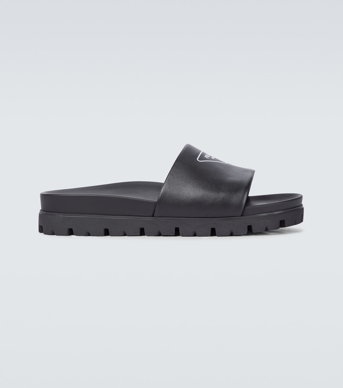 Pantoletten aus Leder | Prada