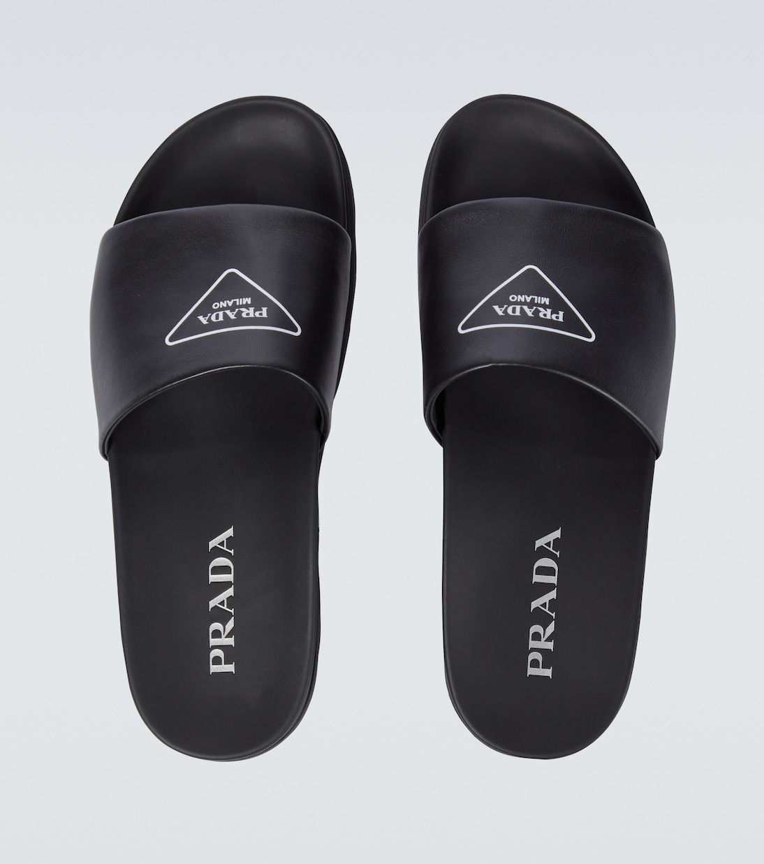 Pantoletten aus Leder | Prada